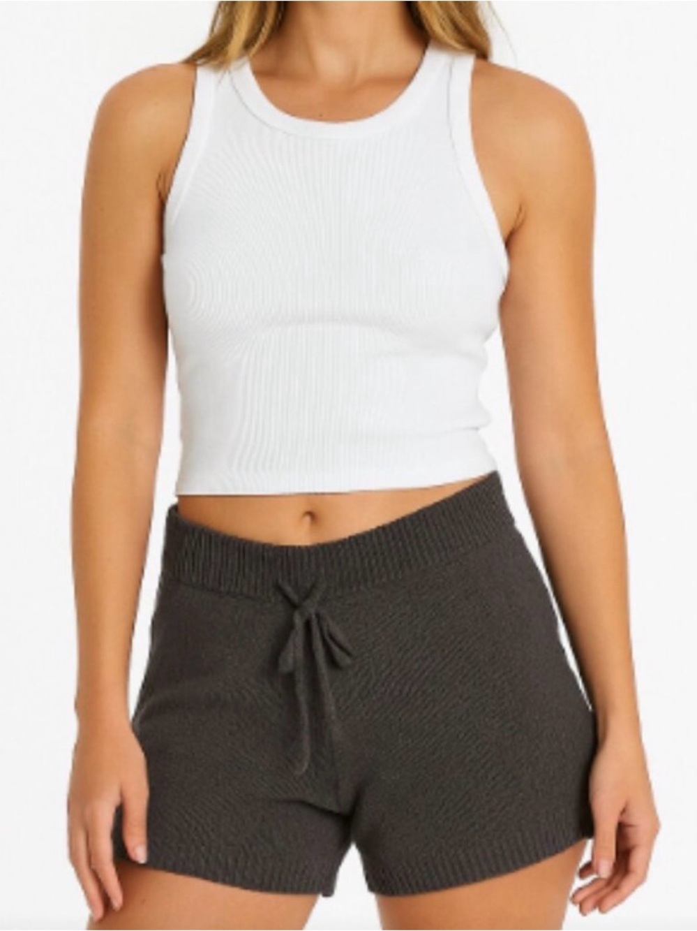 Knit Drawstring Shorts